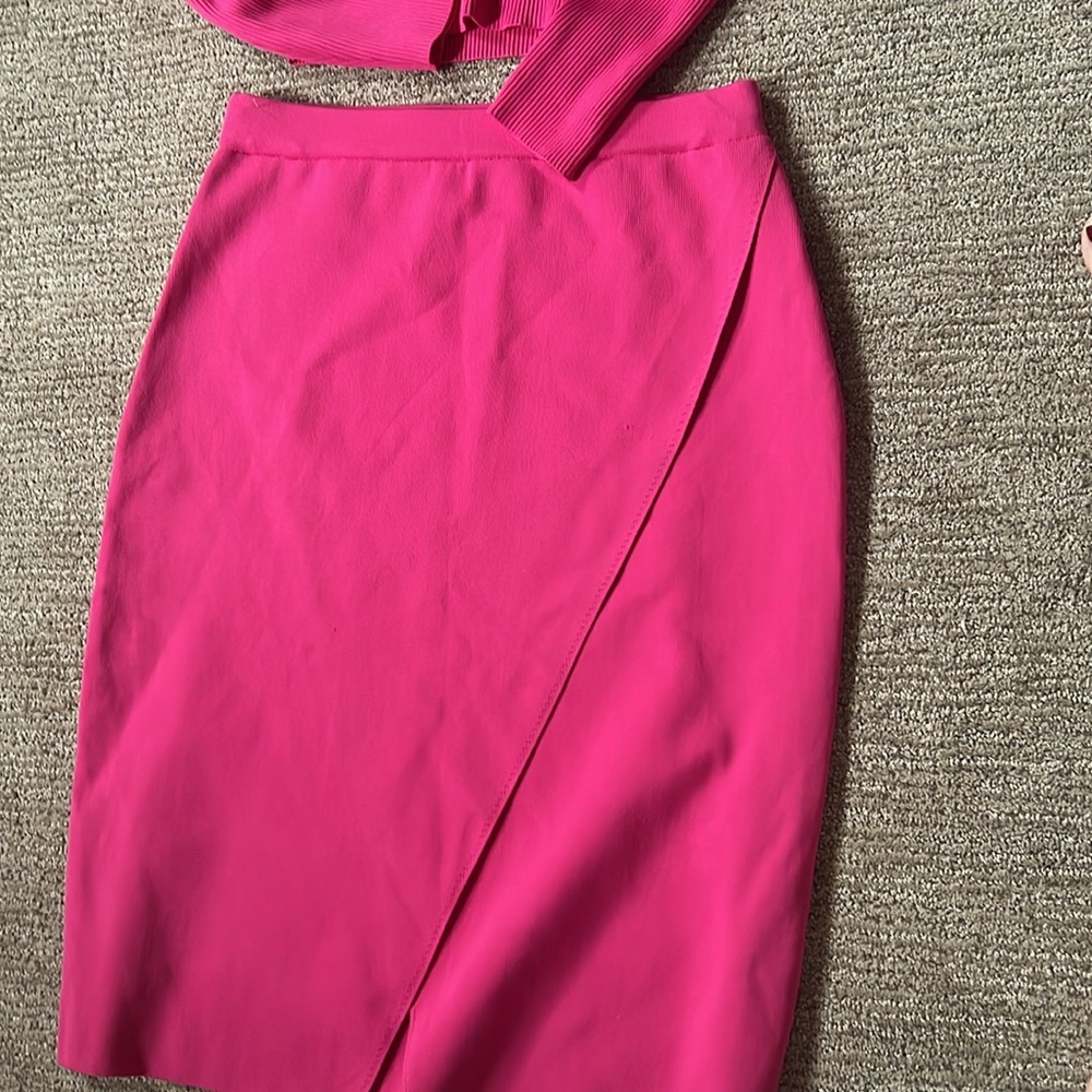 Chic Pink Two-Piece Set happily grey - Picture 2 of 4
